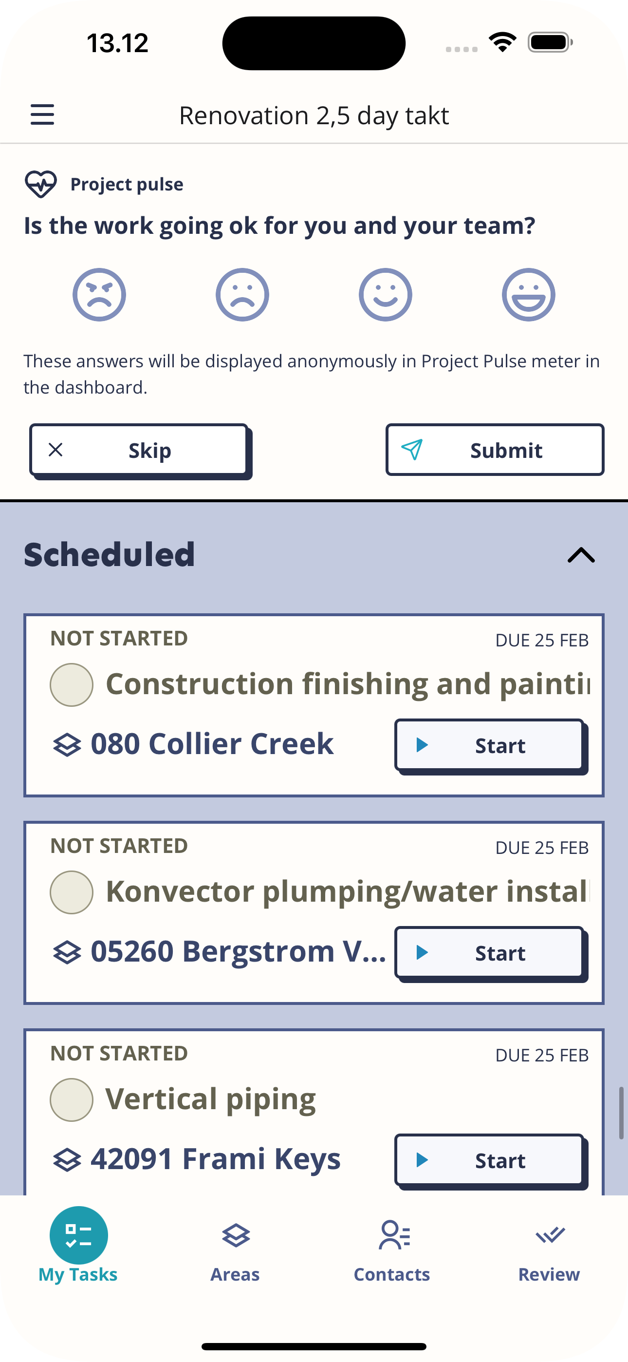 Mestamaster pulse survey